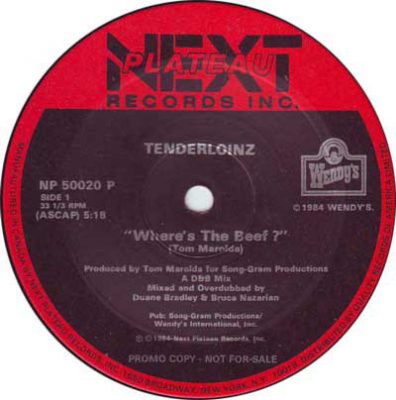 Tenderloinz – Where’s The Beef? (VLS) (1984) (FLAC + 320 kbps)