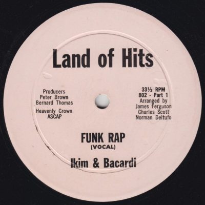 Ikim & Bacardi – Funk Rap (VLS) (1980) (FLAC + 320 kbps)