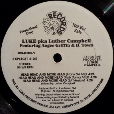 Luke – You And Me / Head Head And More Head (VLS) (1992) (FLAC + 320 kbps)