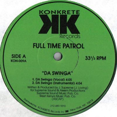 Full Time Patrol – Da Swinga / Clap Ya Handz (VLS) (1993) (FLAC + 320 kbps)
