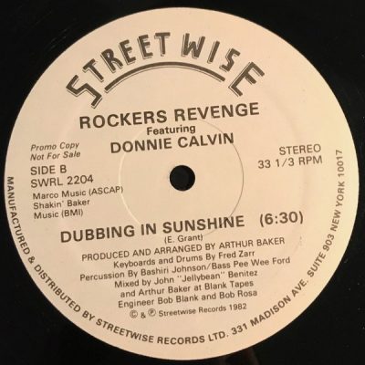 Rockers Revenge Featuring Donnie Calvin – Sunshine Partytime (VLS) (1982) (FLAC + 320 kbps)