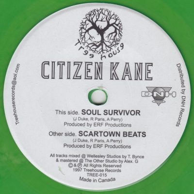 Citizen Kane / Erf Productions – Soul Survivor / Scartown Beats (VLS) (1995-2018) (FLAC + 320 kbps)