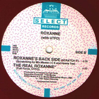 Roxanne With UTFO – The Real Roxanne / Roxanne’s Back Side (VLS) (1984) (FLAC + 320 kbps)