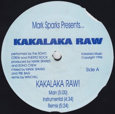 Mark Sparks Presents – Kakalaka Raw (VLS) (1995) (FLAC + 320 kbps)