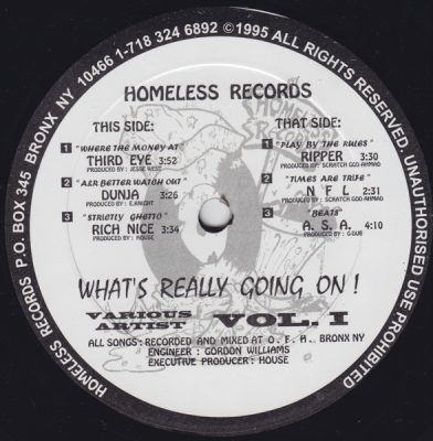 VA – What’s Really Going On! Vol. 1 EP (Vinyl) (1995) (FLAC + 320 kbps)
