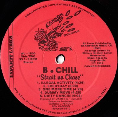 B. Chill – Strait No Chase (Vinyl) (1991) (FLAC + 320 kbps)