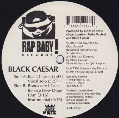 Black Caesar – Black Caesar (VLS) (1993) (FLAC + 320 kbps)