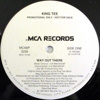King Tee – Way Out There (Promo VLS) (1995) (FLAC + 320 kbps)