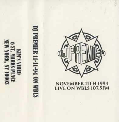 DJ Premier – November 11th 1994 Live On WBLS 107.5 FM (Cassette) (1994) (FLAC + 320 kbps)