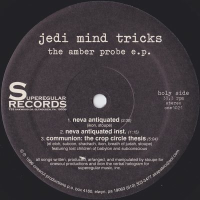 Jedi Mind Tricks – The Amber Probe EP (Vinyl) (1996) (320 kbps)