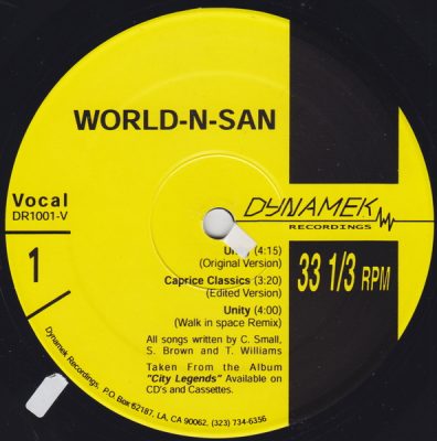 World-N-San – Unity / Caprice Classics (VLS) (1999) (FLAC + 320 kbps)