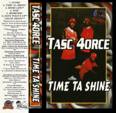 Tasc 4orce – Time Ta Shine (Cassette) (1995) (320 kbps)