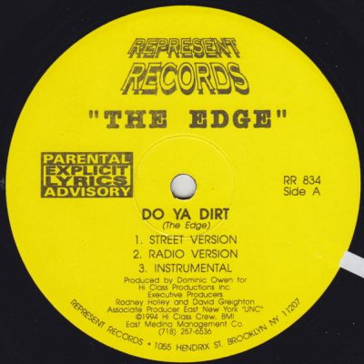 The Edge – Do Ya Dirt / Who’s Dat Chick (VLS) (1994) (FLAC + 320 kbps)