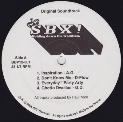 VA – SBX! Original Soundtrack EP (Vinyl) (2005) (FLAC + 320 kbps)