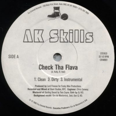 AK Skills – Check Tha Flava (VLS) (1996) (VBR V0)