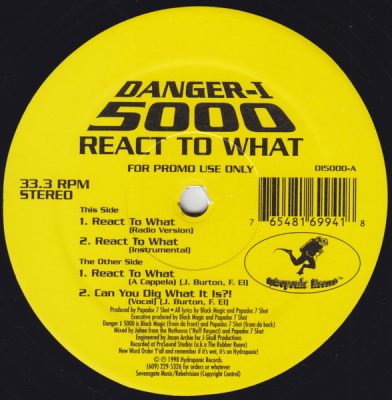 Danger-I 5000 – React To What (VLS) (1998) (FLAC + 320 kbps)