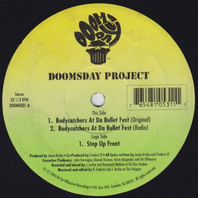 Doomsday Project – Bodycatchers At The Bullet Fest / Step Up Front (VLS) (1993) (FLAC + 320 kbps)