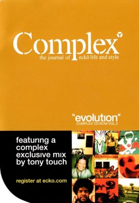 Tony Touch – Complex CD-ROM Vol. 2 “Evolution” (2001) (FLAC + 320 kbps)
