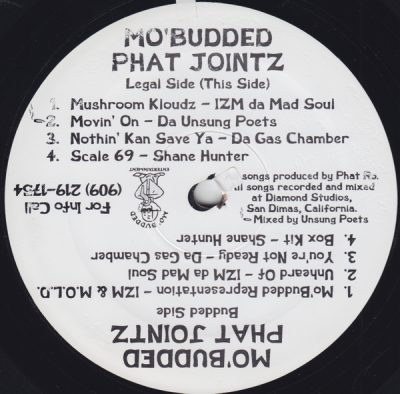VA – Mo’ Budded Phat Jointz EP (Vinyl) (1996) (FLAC + 320 kbps)