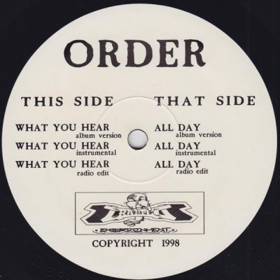 Order – What You Hear / All Day (VLS) (1998) (FLAC + 320 kbps)