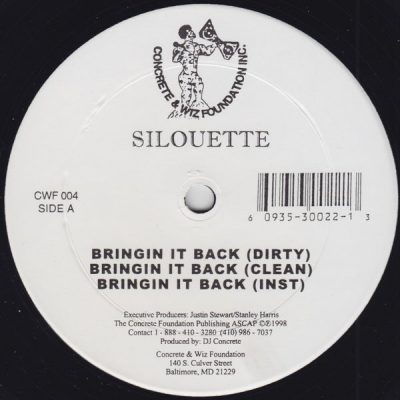 Silouette – Bringin It Back (VLS) (1998) (FLAC + 320 kbps)