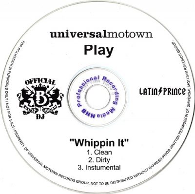 Play – Whippin It (Promo CDS) (2003) (FLAC + 320 kbps)