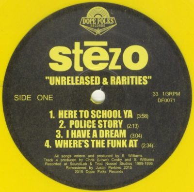 Stezo – Unreleased And Rarities EP (Vinyl) (2015) (VBR V0)