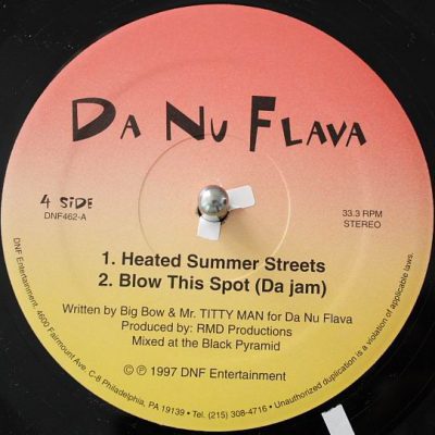Da Nu Flava – Heated Summer Streets EP (Vinyl) (1997) (FLAC + 320 kbps)