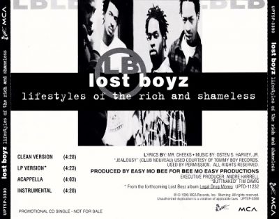Lost Boyz – Lifestyles Of The Rich And Shameless (Promo CDS) (1995) (FLAC + 320 kbps)