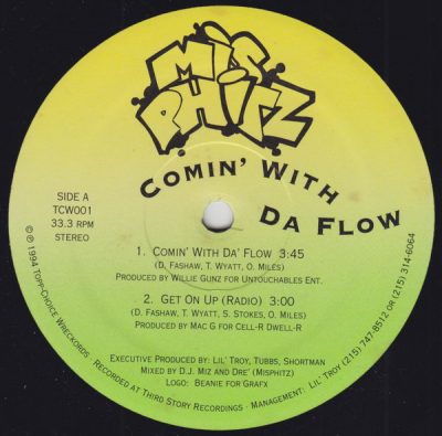 Misphitz – Comin’ With Da Flow (VLS) (1994) (FLAC + 320 kbps)