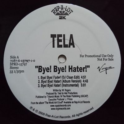Tela – Bye Bye Hater / Drugs (Promo VLS) (2000) (FLAC + 320 kbps)