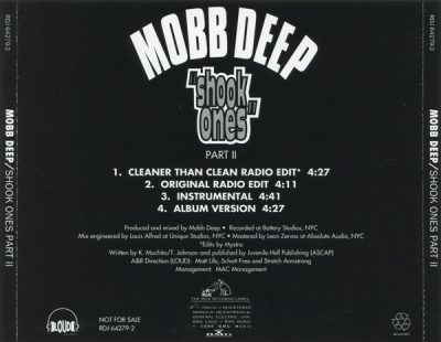 Mobb Deep – Shook Ones Part II (Promo CDS) (1995) (FLAC + 320 kbps)