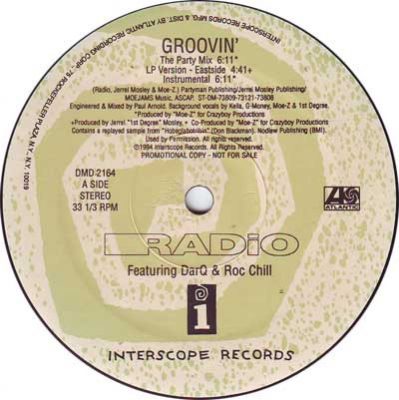 Radio Featuring DarQ & Roc Chill – Groovin’ (Promo VLS) (1995) (FLAC + 320 kbps)