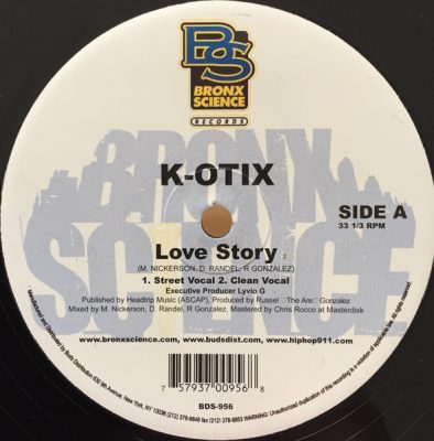 K-Otix – Love Story (VLS) (2002) (FLAC + 320 kbps)