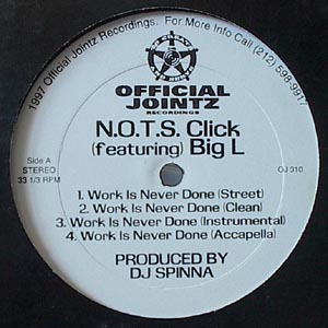 N.O.T.S. Click – Work Is Never Done / Larger Than Life (VLS) (1997) (FLAC + 320 kbps)