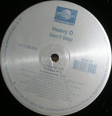 Heavy D – Don’t Stop (VLS) (1999) (FLAC + 320 kbps)