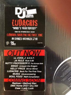 Ludacris – What’s Your Fantasy / Get Off Me (VLS) (2000) (FLAC + 320 kbps)