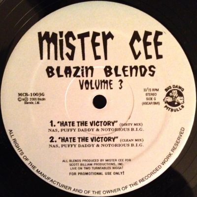 Mister Cee – Blazin Blends, Volume 3 EP (Vinyl) (2000) (FLAC + 320 kbps)