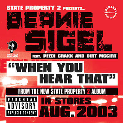 Beanie Sigel – When You Hear That (Promo CDS) (2003) (FLAC + 320 kbps)