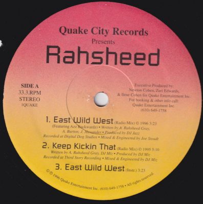 Rahsheed – East Wild West (VLS) (1996) (FLAC + 320 kbps)