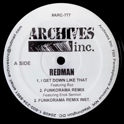 Redman – I Get Down Like That (VLS) (2000) (FLAC + 320 kbps)