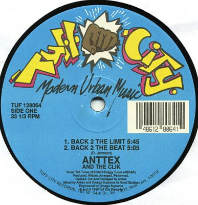 Anttex & The Clik – Back 2 The Limit (VLS) (1990) (FLAC + 320 kbps)