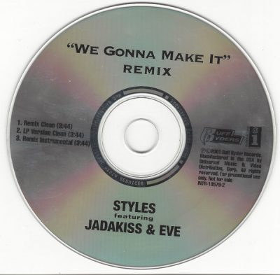 Styles P – We Gonna Make It (Remix) (Promo CDS) (2001) (FLAC + 320 kbps)