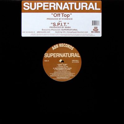 Supernatural – Off Top / S.P.I.T. (VLS) (2004) (FLAC + 320 kbps)