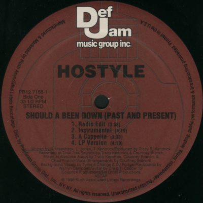 Hostyle – Should A Been Down (Past And Present) / Everybody’s Rappin (VLS) (1996) (FLAC + 320 kbps)