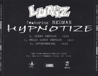 Luniz – Hypnotized (Promo CDS) (1997) (FLAC + 320 kbps)