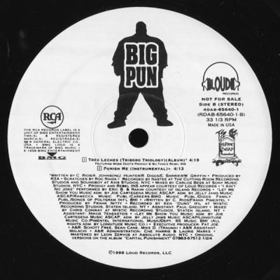 Big Punisher – Punish Me (Promo VLS) (1998) (FLAC + 320 kbps)