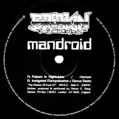 Mandroid – Robots Of Funk EP (WEB) (2003) (FLAC + 320 kbps)