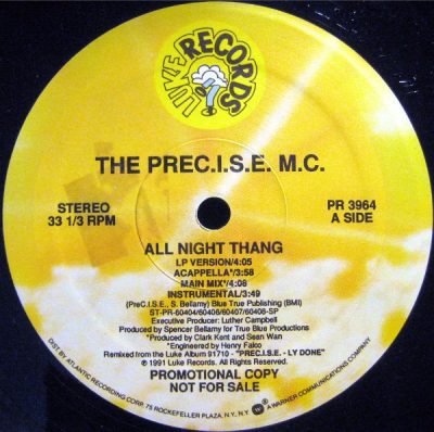 The PreC.I.S.E. MC – All Night Thang (VLS) (1991) (VBR V0)