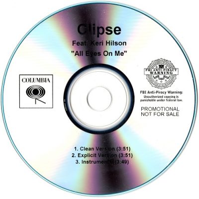 Clipse – All Eyes On Me (Promo CDS) (2009) (FLAC + 320 kbps)